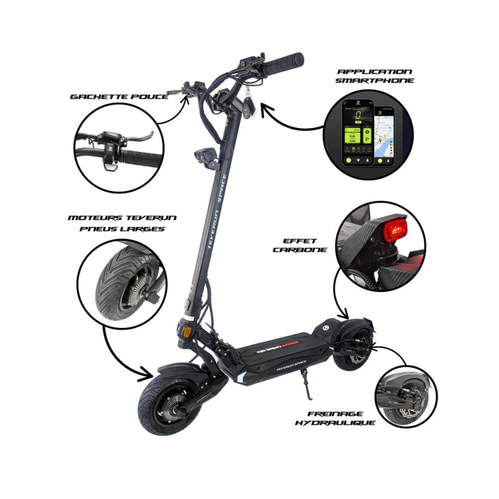 Trottinette électrique Teverun Space