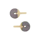 Plaquettes de frein métalliques à ressort central 21,4 mm
